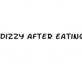 dizzy after eating diabetes