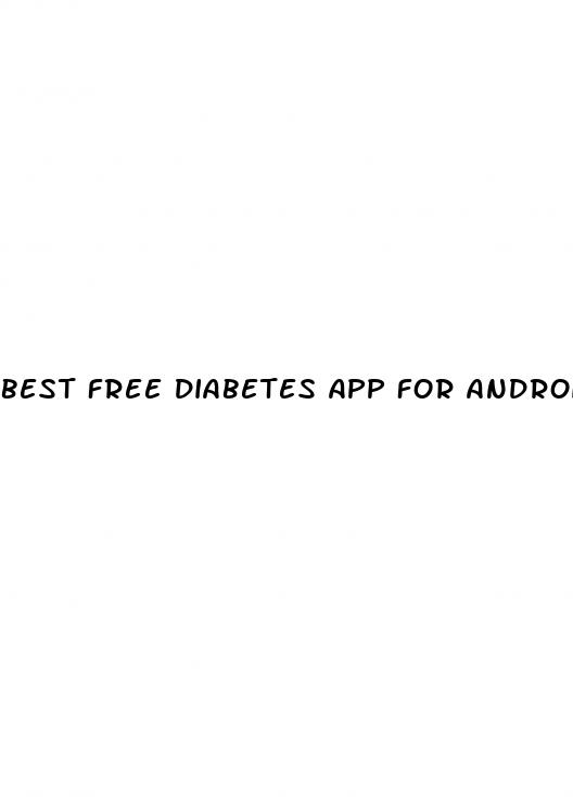 best free diabetes app for android