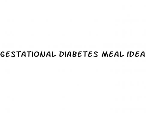 gestational diabetes meal ideas