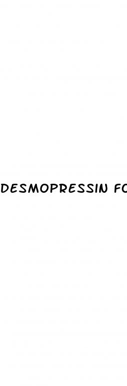 desmopressin for diabetes insipidus