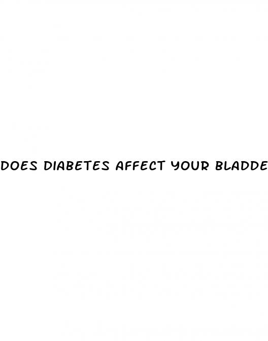 does diabetes affect your bladder