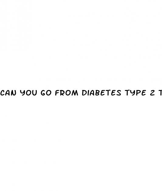 can you go from diabetes type 2 to type 1