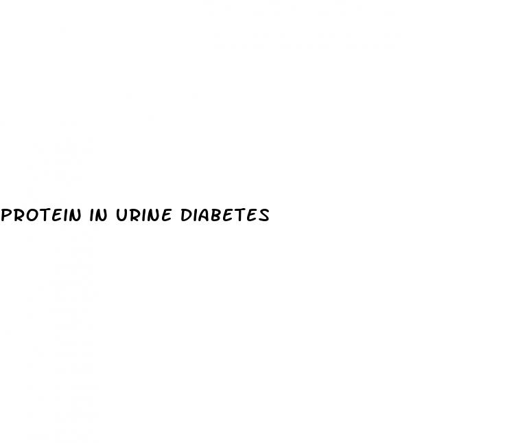 protein in urine diabetes