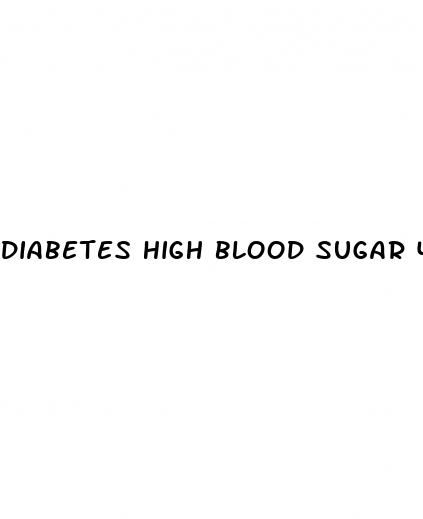 diabetes high blood sugar 400