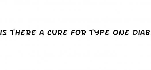 is there a cure for type one diabetes