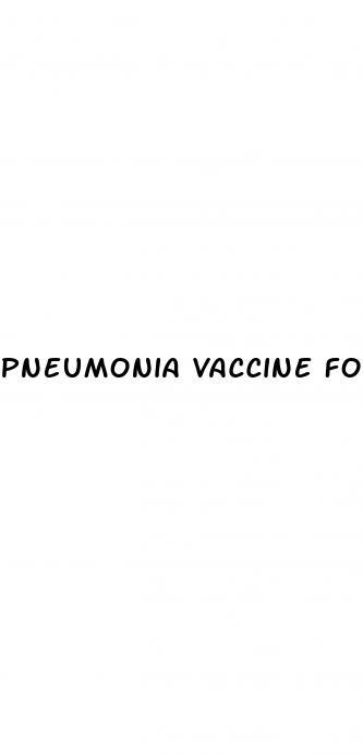 pneumonia vaccine for diabetes