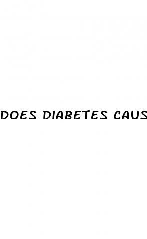 does diabetes cause tingling