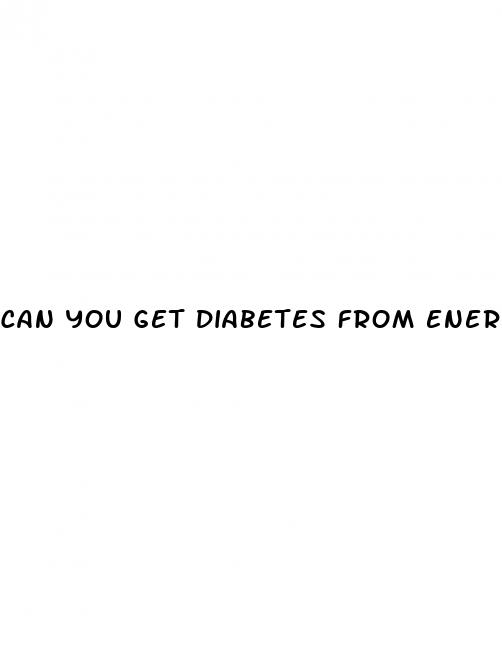 can you get diabetes from energy drinks