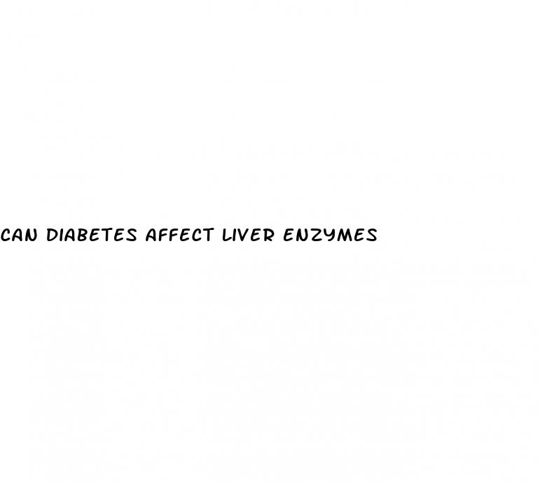 can diabetes affect liver enzymes