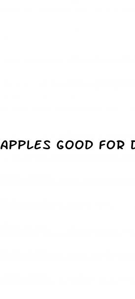 apples good for diabetes