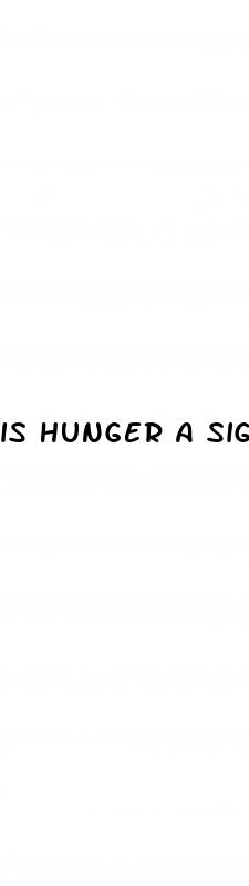 is hunger a sign of diabetes