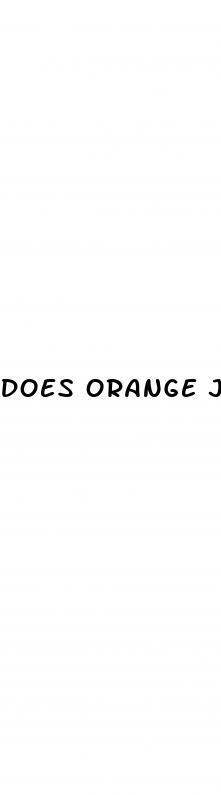 does orange juice help diabetes