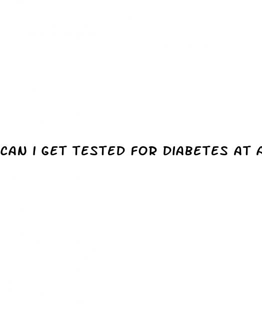 can i get tested for diabetes at a pharmacy