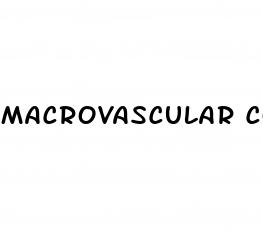 macrovascular complications of diabetes