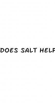 does salt help diabetes