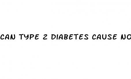 can type 2 diabetes cause nosebleeds