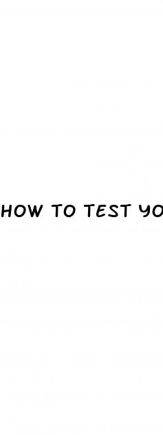 how to test yourself for diabetes