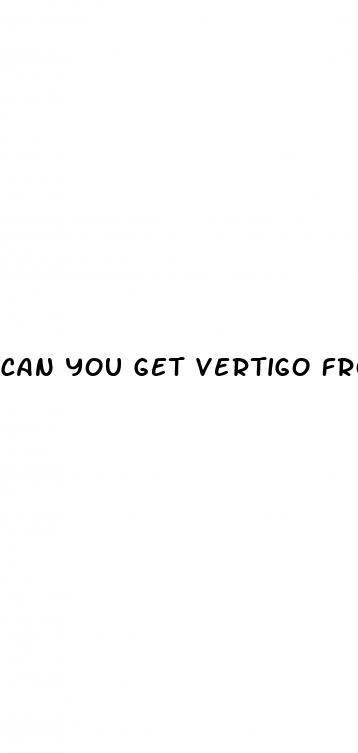can you get vertigo from diabetes