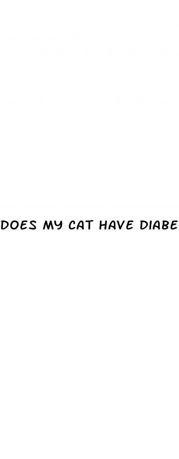 does my cat have diabetes