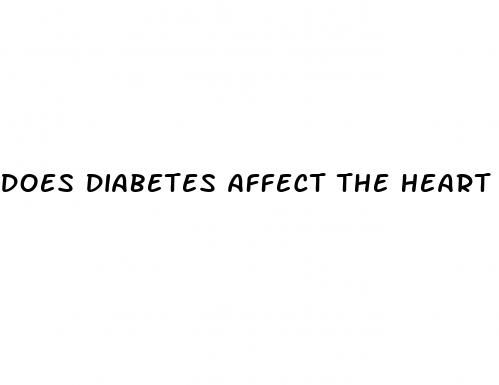 does diabetes affect the heart
