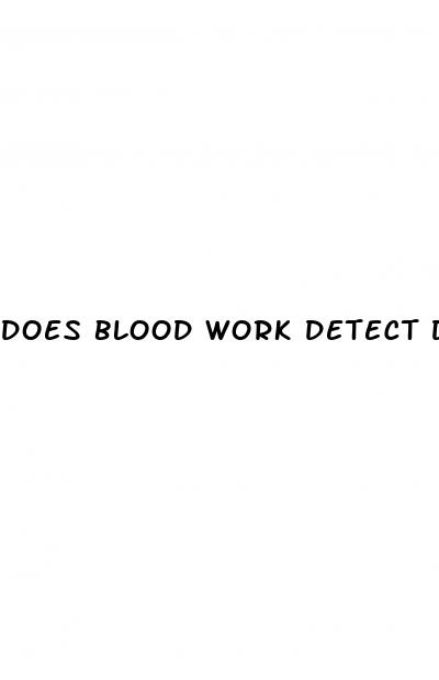 does blood work detect diabetes