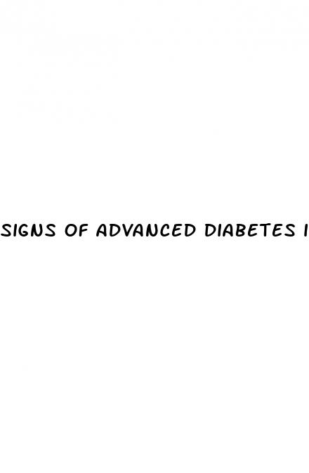signs of advanced diabetes in dogs