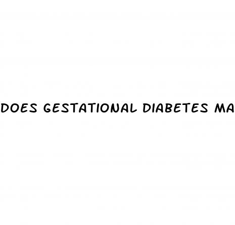 does gestational diabetes make you high risk