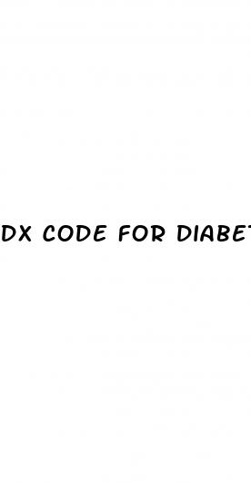 dx code for diabetes