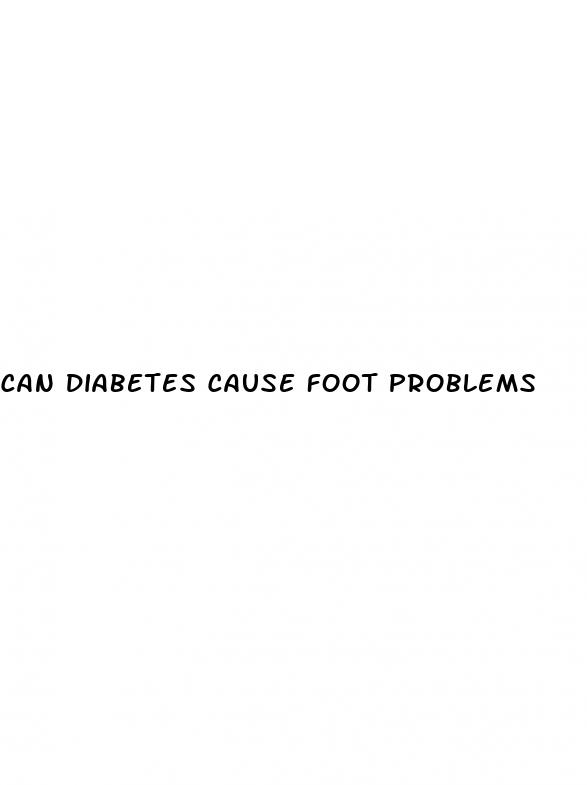 can diabetes cause foot problems