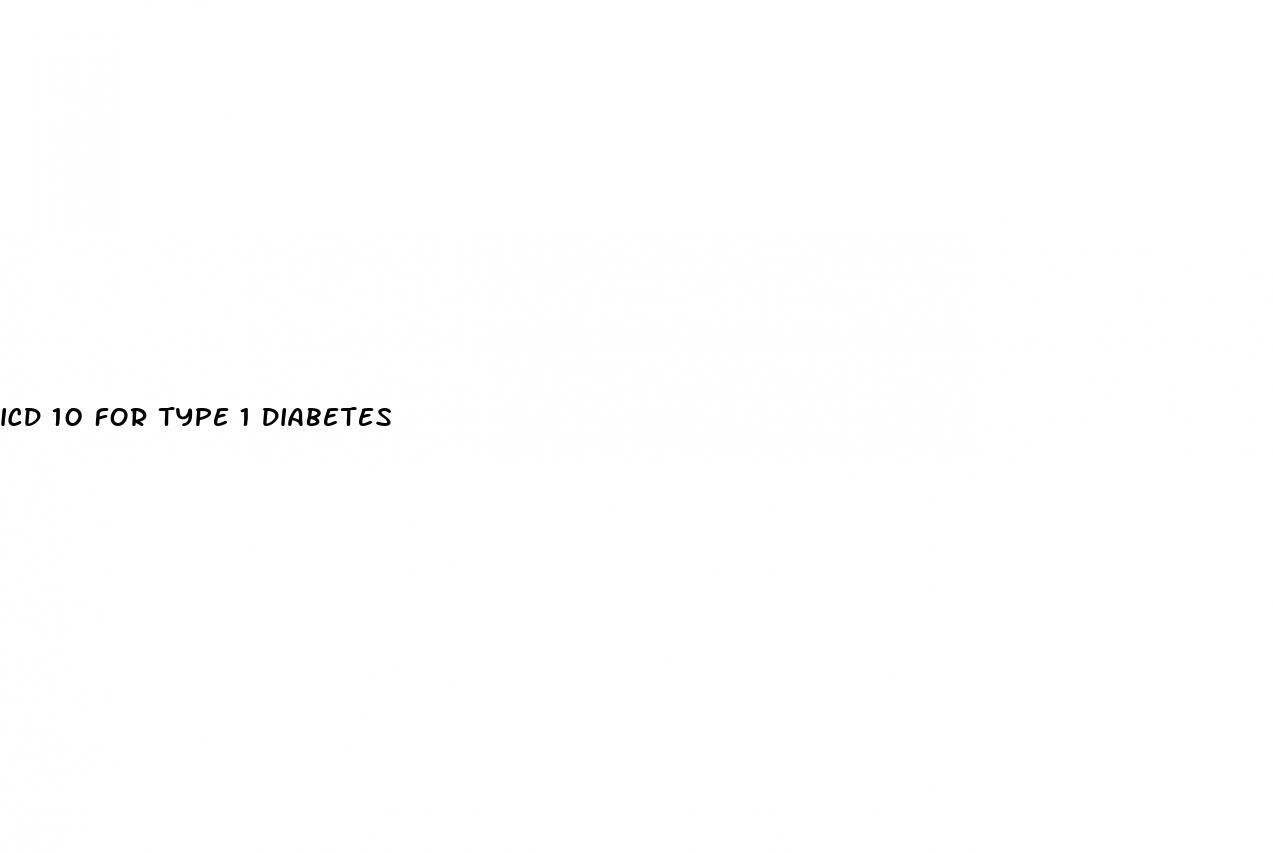 icd 10 for type 1 diabetes
