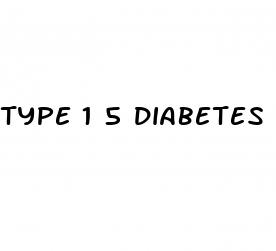 type 1 5 diabetes life expectancy