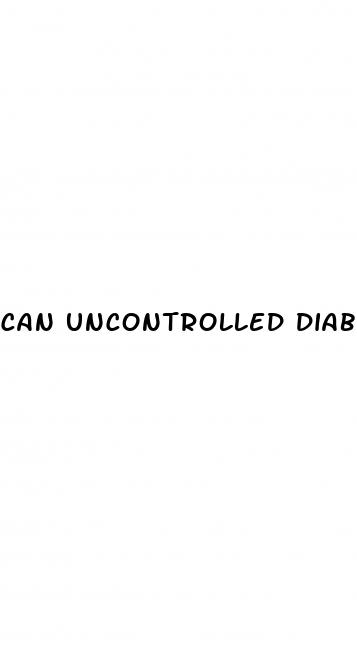 can uncontrolled diabetes cause hair loss