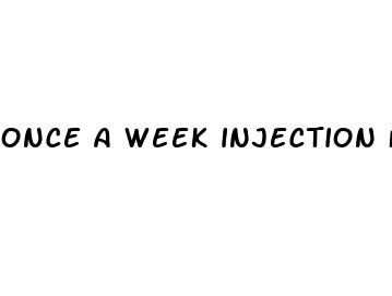 once a week injection for diabetes and weight loss