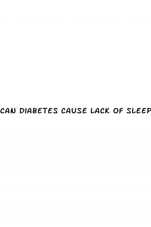 can diabetes cause lack of sleep