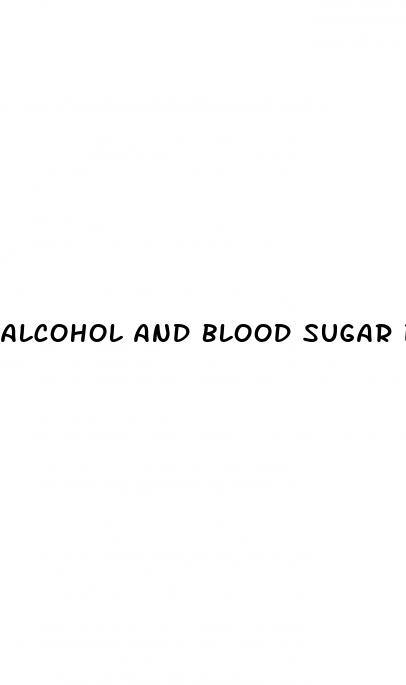 alcohol and blood sugar diabetes