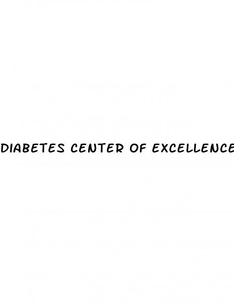 diabetes center of excellence