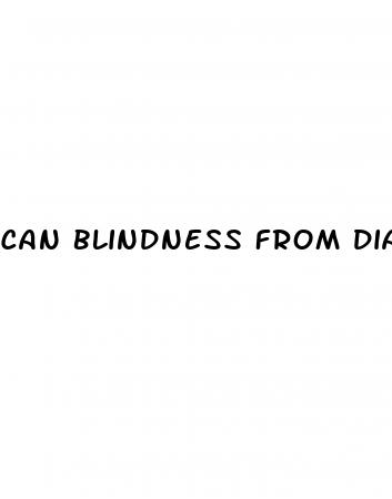 can blindness from diabetes be reversed