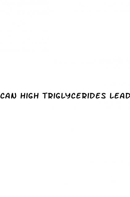 can high triglycerides lead to diabetes