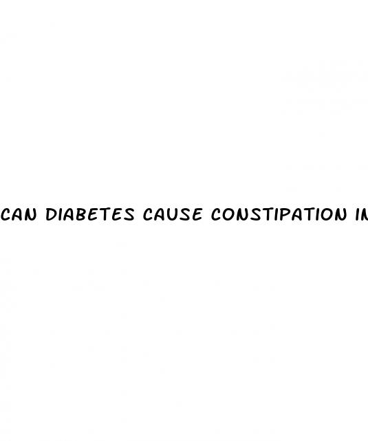 can diabetes cause constipation in cats