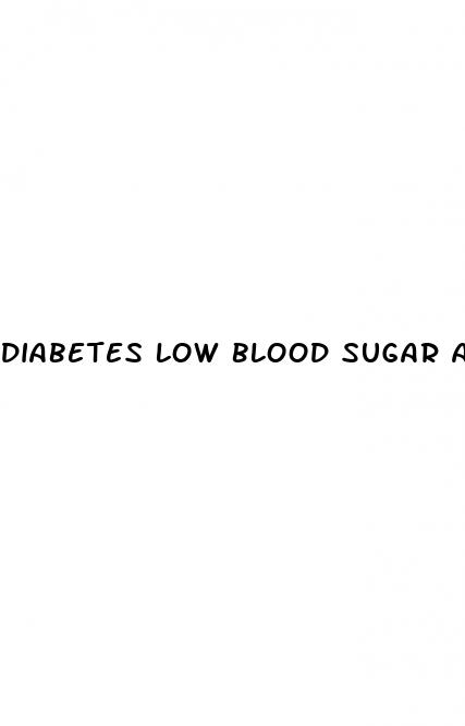 diabetes low blood sugar at night