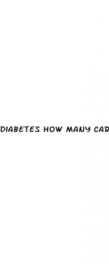 diabetes how many carbs a day
