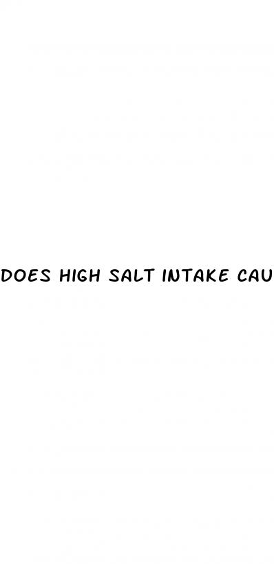 does high salt intake cause diabetes