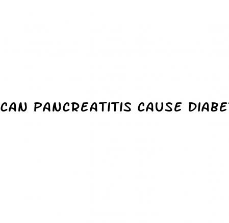 can pancreatitis cause diabetes