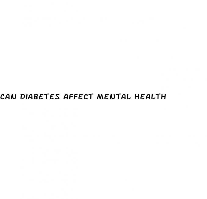 can diabetes affect mental health