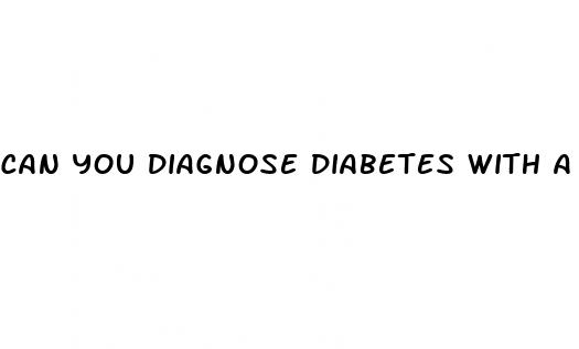 can you diagnose diabetes with a urine test