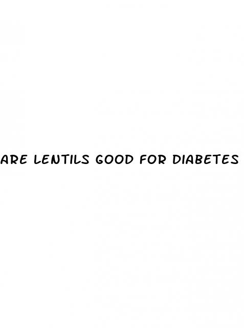 are lentils good for diabetes 2