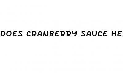 does cranberry sauce help diabetes
