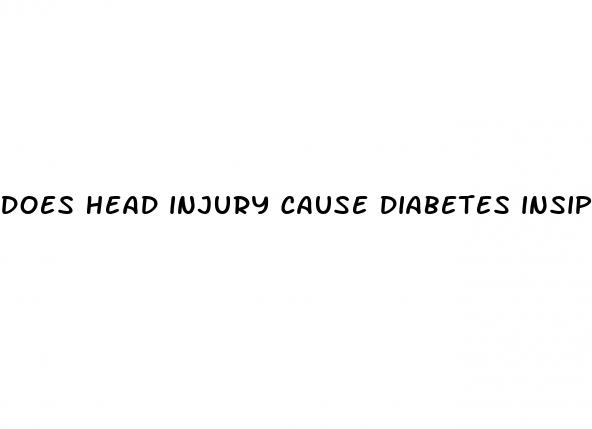 does head injury cause diabetes insipidus