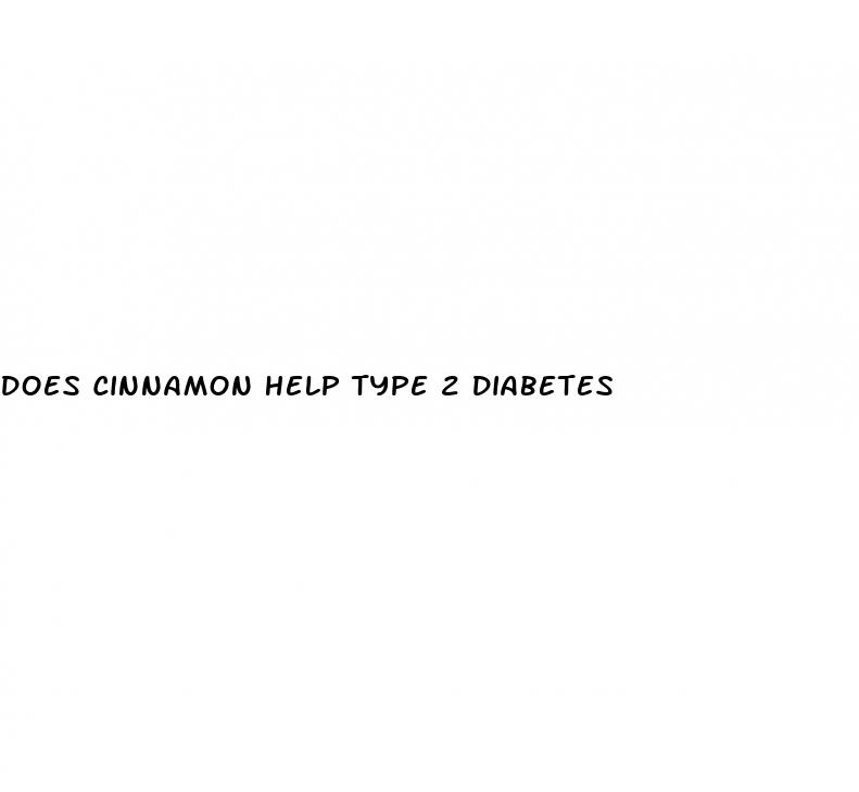 does cinnamon help type 2 diabetes