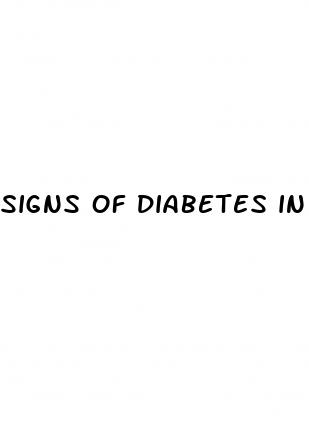 signs of diabetes in infants